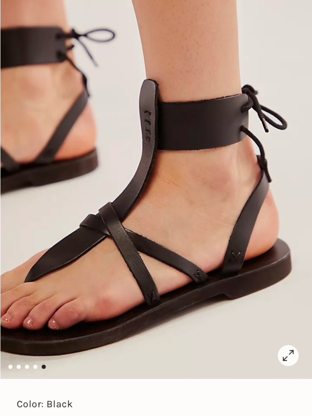 Free People vacation wrap sandals
